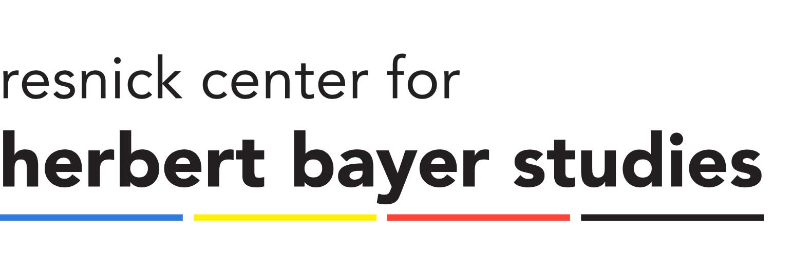 The Resnick Center for Herbert Bayer Studies Logo