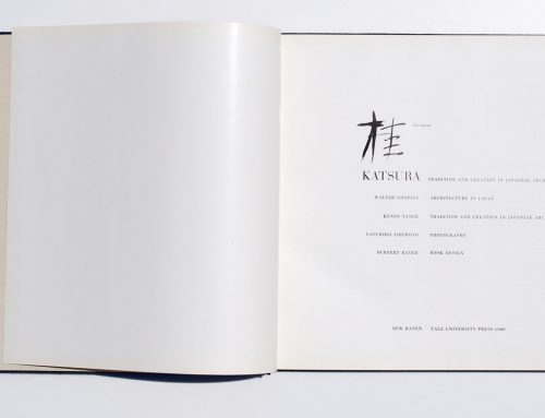 Bayer Center is gifted a rare first edition copy of Katsura: Tradition and Creation of Japanese Architecture